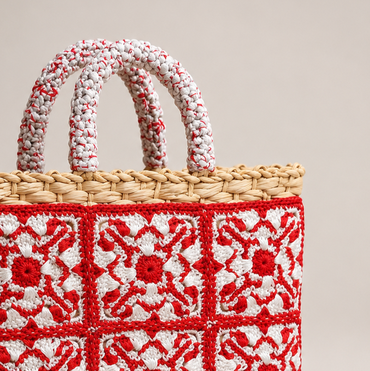 Bolsa Azulejo Vermelho
